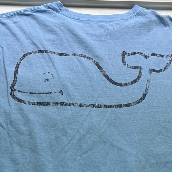 Vineyard Vines Men’s LS vintage whale pocket tee - Picture 5 of 8